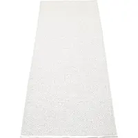Pappelina Svea Matto 70x320 Cm Metallic White/white - Yksiväriset matot Polyesteri Valkoinen - SV0A732