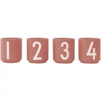 Design Letters espressokuppi 4 kpl Nude