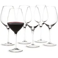 Holmegaard -punaviinilasi CABERNET, 6 kpl sarja, 520 ml, kirkas