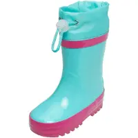 Playshoes Kumisaappaat turkoosi / tumma pinkki