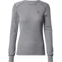 Odlo Women's Active Warm ECO Baselayer Shirt Steel Grey Melange Kerrasto yläosat L