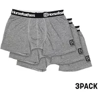 Horsefeathers Dynasty 3Pk Bokserit heather gray Koko S