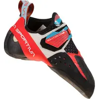 La Sportiva Women's Solution Comp Woman Pink Hibiscus/Malibu Blue 37