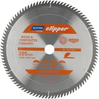Norton Katkaisuterä puulle 70184608125; 305x30 mm; Z96