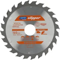 Norton Katkaisuterä puulle 70184608039; 160 mm; 16 mm; Z24