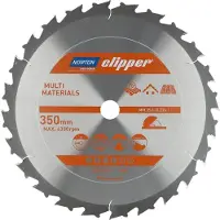 Norton Katkaisuterä puulle 70184608134; 350x30 mm; Z24