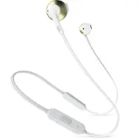 JBL Tune 205BT, Langaton, 20 - 20000 Hz, Puhelut/Musiikki, 16,5 g, Kuulokkeet, Shampanja, Kulta (JBLT205BTCGD)