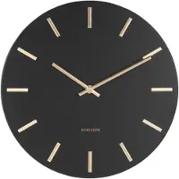 Karlsson Wall Clock Charm - Black - ONE SIZE