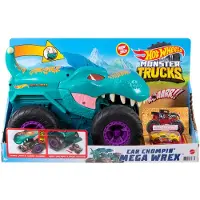 Hot Wheels Monster Trucks Car Chompin’ Mega Wrex Vehicle, For Ages 3 Years & Up - Multi/patterned - ONE SIZE