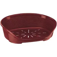 Ferplast Korg - - SIESTA DELUXE 4 - Bordeaux - Oval - Invändig - Halkfri