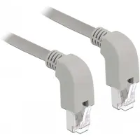 DeLOCK 85876, 0,5 m, Cat6a, S/FTP (S-STP), RJ-45, RJ-45, Harmaa