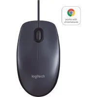 Logitech b100 - hiiri - optinen - 3 painiketta - langallinen - usb - musta