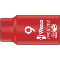 Wera Kuusiohylsy WE05004953001; VDE; 3/8''; 9x46 mm