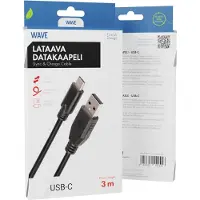 Wave lataava datakaapeli USB-C 3m
