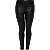 ONLY Carmakoma Carpunk Reg Sk Coated Pants Noos - Black - 50 x 32