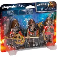 Playmobil Novelmore 3Er Sæt Burnham Raiders - 70672 - Multi/patterned - ONE SIZE