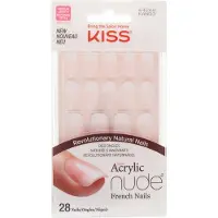 KiSS Salon Acrylic French Nude Revolutionary Natural Nails Medium