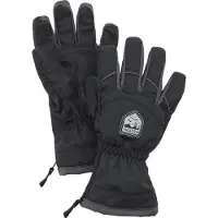 Hestra Sarri Zip JR Hanskat, Musta/Harmaa, 3
