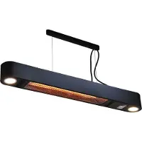 Sunwind Terassilämmitin Ripustettava Lämmitin LED-valolla 1500W, 421330