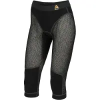 Aclima Women's WoolNet 3/4 Longs Jet Black Kerrasto alaosat S