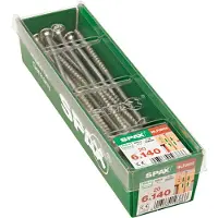 Spax TX 6x140 20kpl leveäkantaruuvi