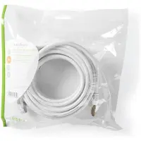 Nedis RJ45 S/FTP Cat8.1 Ethernet kaapeli RJ45 liittimillä, 40-GigaBit, 5 m, valkoinen