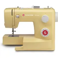 SINGER Simple 3223Y, Keltainen, Puoliautomaattinen ompelukone, Ompelu, 4-vaiheinen, Rotaatio, Siksak