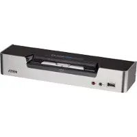 Aten USB DVI Dual View KVMP-kytkin CS1642A - KVM / audio / USB-kytkin - 2 porttia
