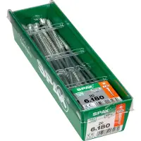 Spax TX 6x180 uppokanta 20kpl yleisruuvi