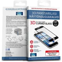 Wave iPhone 7 3D kehys panssarilasi