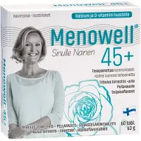 Raw Organic Hankintatukku Menowell 45+, 60 tabl.
