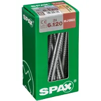 Spax TX 6x120 24kpl leveäkantaruuvi
