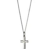 Saurum hopeinen rippiristi SA501730000 timantilla