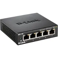 D-Link 5-porttinen 10/100/1000 Gigabit Metallikotelo Laajennusvaihtoehto