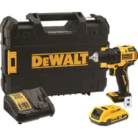 DeWalt Akkukäyttöinen ruuvinväännin DCD708D1T-QW; 18 V; 1x2,0 Ah akku