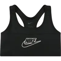 Nike Dri Fit Swoosh Sports Bra Musta 13-15 Years Tyttö