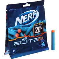 Nerf Elite 2.0 Refill 20 nuolen ammuspakkaus vaahtomuoviaseeseen