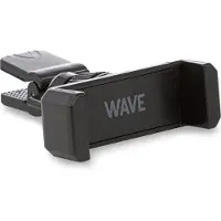Wave Ventclip -autoteline, musta