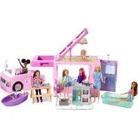 Barbie 3-in-1 matkailuauto