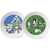 Arabia Teckning & Jul Muminlautanen 2 osaa Ø19 cm