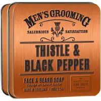 The Scottish Fine Soaps Company Thistle & Black Pepper Face & Beard Soap 100