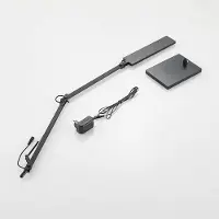 LINDBY Led pöytävalaisin Antisa , himmennettävä, Musta, Työhuone/toimisto, Synteettinen materiaali, Moderni