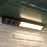 Arcchio LED-kaapinalainen valaisin Ovano, 62 cm, musta, alumiini Ovano, Musta, Olohuone/ruokailutila, Alumiini, Moderni, kalustevalaisin