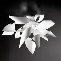Selene Design- GINGER, himmennettävä, Valkoinen/opaali, Olohuone/ruokailutila, Metalli, Design