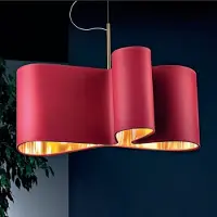 SIL-LUX Design-riippuvalaisin Mugello, himmennettävä, Punainen, Olohuone/ruokailutila, Synteettinen materiaali, Design