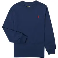 Ralph Lauren Long-sleeved Crew Neck Knit T-Shirts T-Shirt Cruise Navy S Laivastonsininen 8 vuotta Pojat