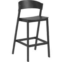 Muuto Cover baarituoli, 75 cm, musta