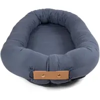 Filibabba - Babynest Kapok Organic - Mudly blue