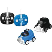 Sharper Image Terävämpi kuva RC-radioohjattu auto 2-pakkainen poliisi ja varas