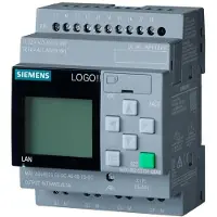 Siemens Logo! 24ce.logiikkamoduulin näyttö pu/i/o: 24v/24v/24v transistori 8di (4ai)/4do